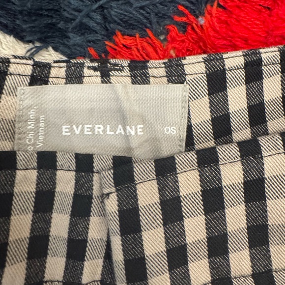 Everlane Way-High Drape Pant in Black and White Gingham NWOT - Picture 3 of 5